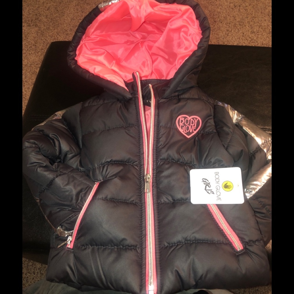 Body Glove NWT girls 2T zippier hoodie Coat - Picture 3 of 8